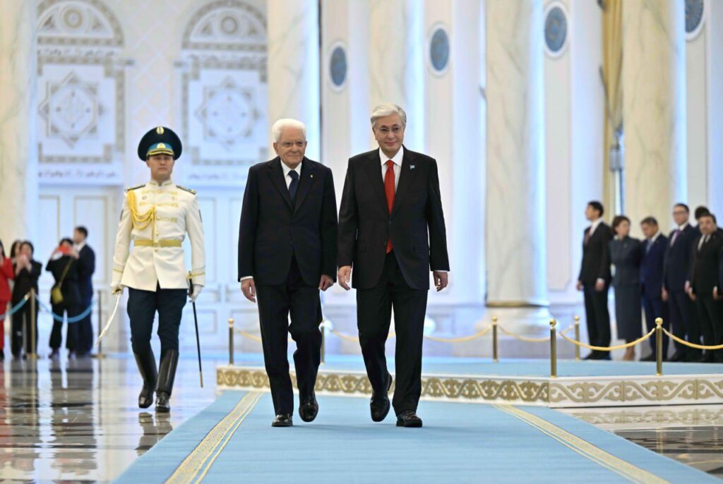 Италия Президенті Қазақстанда