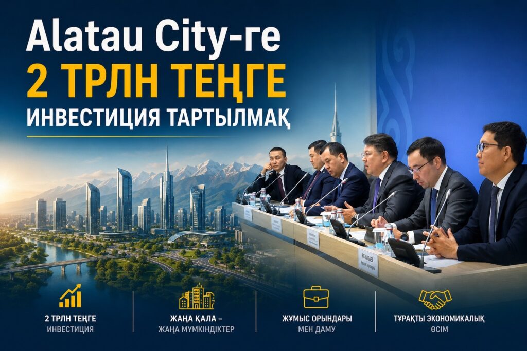 «Alatau City-ге 2 трлн теңге инвестиция тартылмақ»