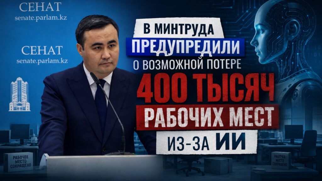 В Минтруда предупредили о возможной потере 400 тысяч рабочих мест из-за ИИ