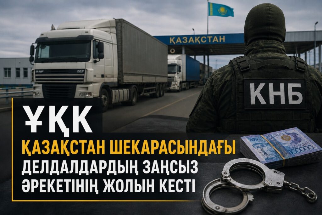 ҰҚК Қазақстан шекарасындағы делдалдардың заңсыз әрекетінің жолын кесті