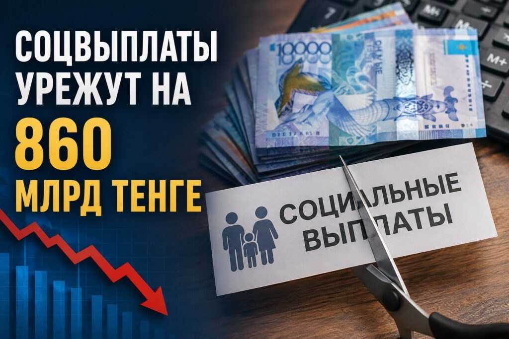 Соцвыплаты урежут на 860 млрд тенге